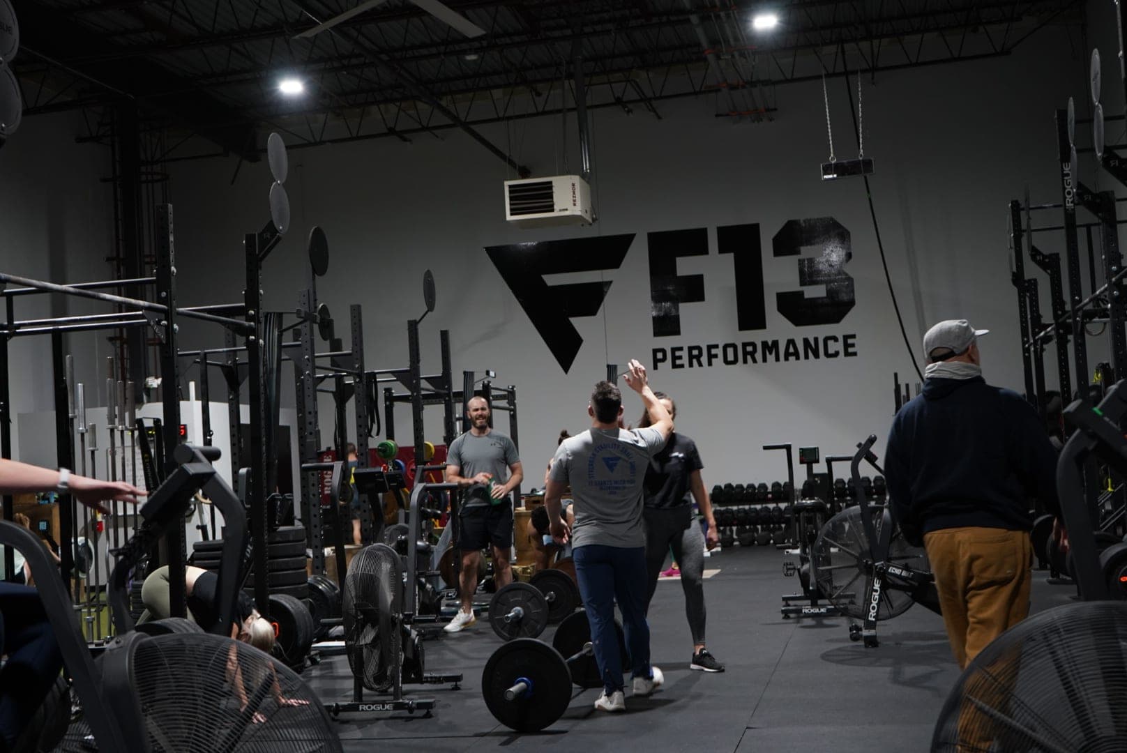 F13 Performance Center coached training floor at Resistance Strength Allentown